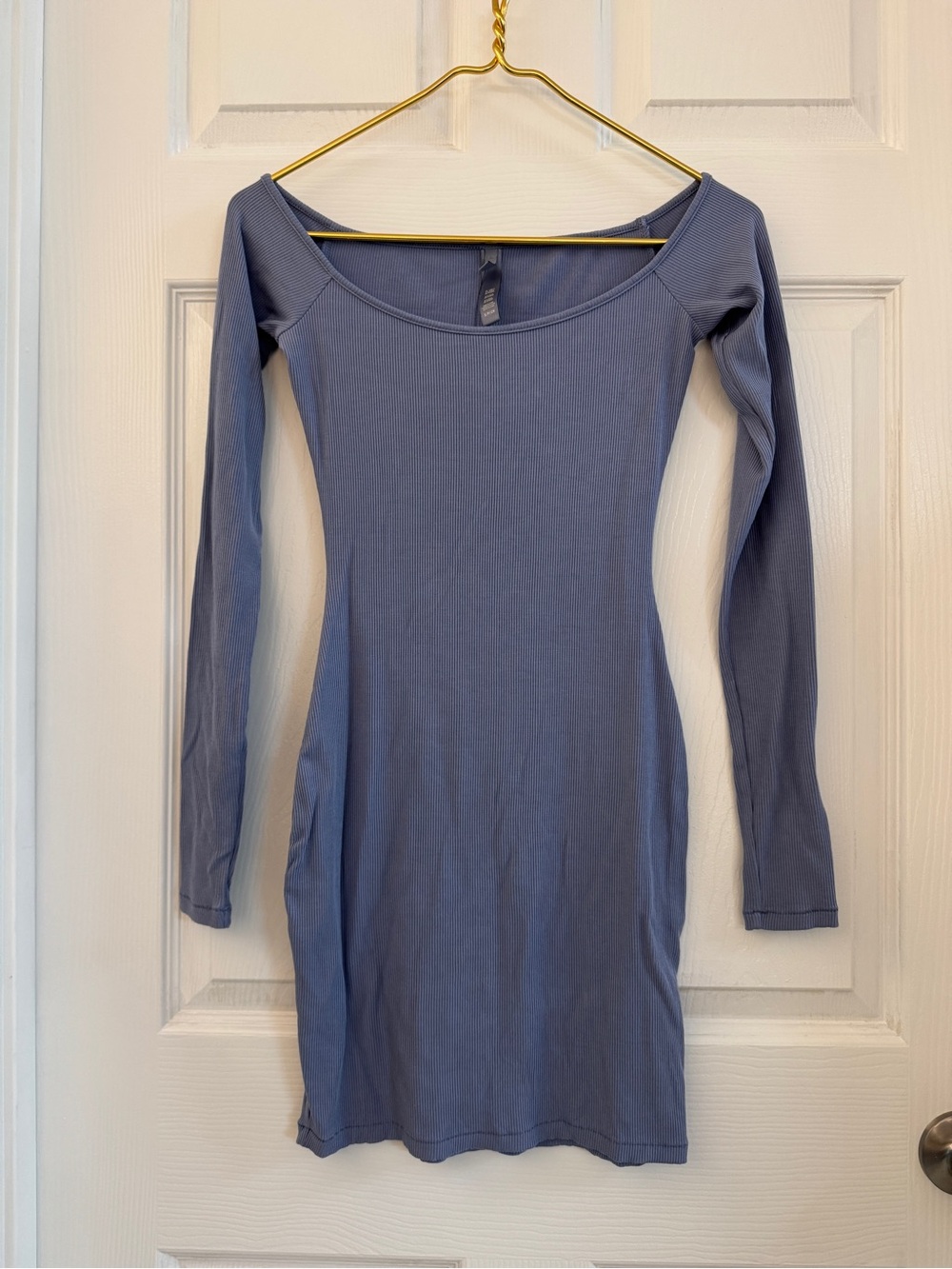 Skims Soft Lounge Dress Slate Small